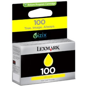 Cartus cerneala Lexmark 100 Yellow Return