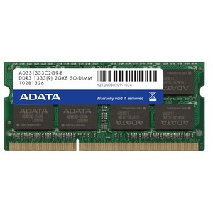 Memorie laptop ADATA 2GB DDR3 1333 MHz CL9