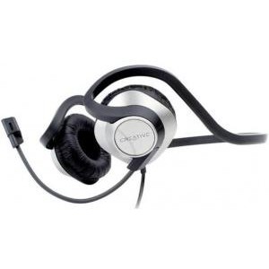 Casti Creative Over-Ear ChatMax HS-420 Black-Silver