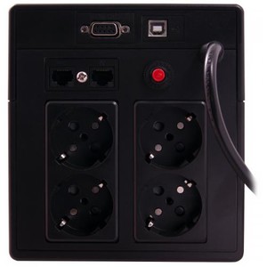 UPS nJoy Isis 1000L Line Interactive 1000VA AVR Black Case + Gray Power Button