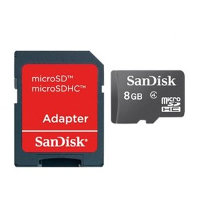 Card Sandisk microSDHC 8GB Clasa 4 SDSDQB-008G-B35