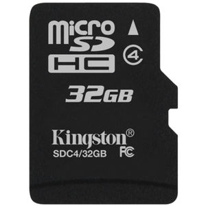 Card Kingston Micro SDHC 32GB Clasa 4 SDC4/32GBSP