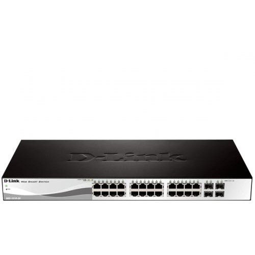 Switch DGS-1210-28P 24 porturi