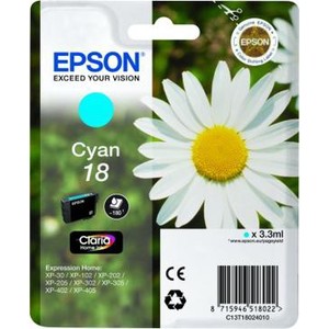 Consumabil Epson Consumabil cartus cerneala Cyan 18 Claria Home Ink