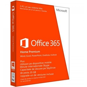 Microsoft Office 365 Home Premium 32-bit/64-bit Romanian Subscriptie 1 an