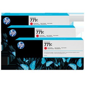 Consumabil HP Cartus 771C 3 pack Chromatic Red B6Y32A