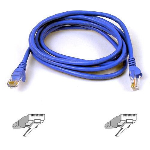 Cablu de retea mufat Patchcord RJ45 Cat 5e UTP 3m Blue