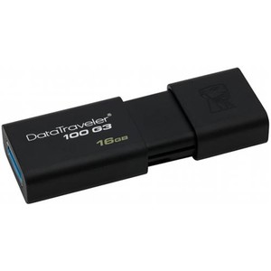 Memorie USB Kingston DataTraveler 100 G3 16GB USB 3.0 Black