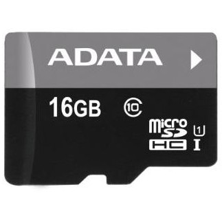 Card Micro SDHC Premier 16GB UHS-I U1 Clasa 10 + adaptor SD AUSDH16GUICL10-RA1