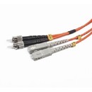 Cablu fibra optica ST-SC 1m