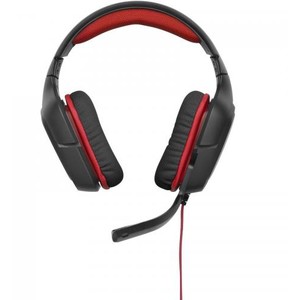 Casti gaming Logitech G230 Stereo Gaming Headset Black-Red