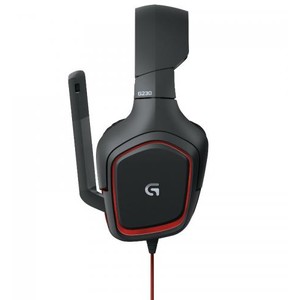 Casti gaming Logitech G230 Stereo Gaming Headset Black-Red