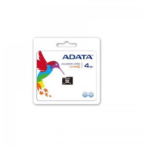 Card ADATA Micro SDHC 4GB Clasa 4 AUSDH4GCL4-R