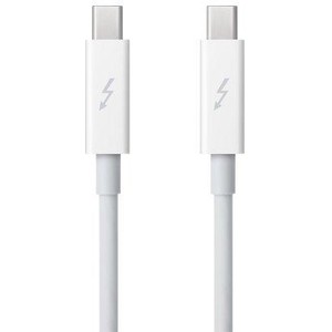 Cablu Apple Thunderbolt Male - Thunderbolt Male 2m Alb