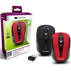 Mouse wireless Canyon CNR-MSOW06R Red