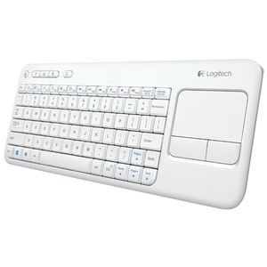 Tastatura Logitech Wireless Touch K400 alba