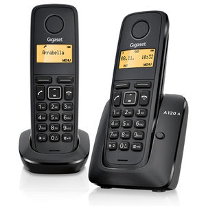 Telefon fix Gigaset A120 Duo fara fir Negru