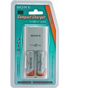 Sony Incarcator cu 2 acumulatori AA Alb