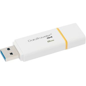 Memorie USB Kingston DataTraveler G4 8GB Alb-Galben