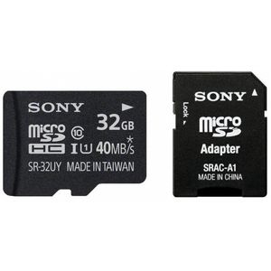 Card Sony Micro SDHC 32GB Clasa 10 + Adaptor SD SR32UYA