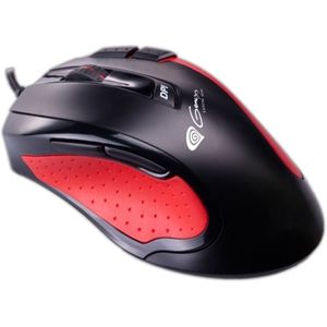 Mouse Natec Genesis GX68 black-red