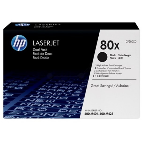 Set 2 Tonere HP 13800 pagini Black
