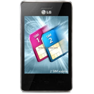 Telefon mobil LG T375 Cookie Smart Dual Sim Black