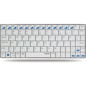 Tastatura bluetooth Rapoo ultra-slim E6300 alba