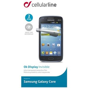 Folie protectie Cellularline Spgalcore Clear Glass pentru i8262 Galaxy Core Duo