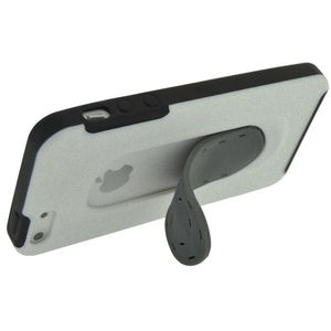 Husa Protectie Spate Blautel CPSON5 4-OK alb/negru pentru Apple iPhone 5