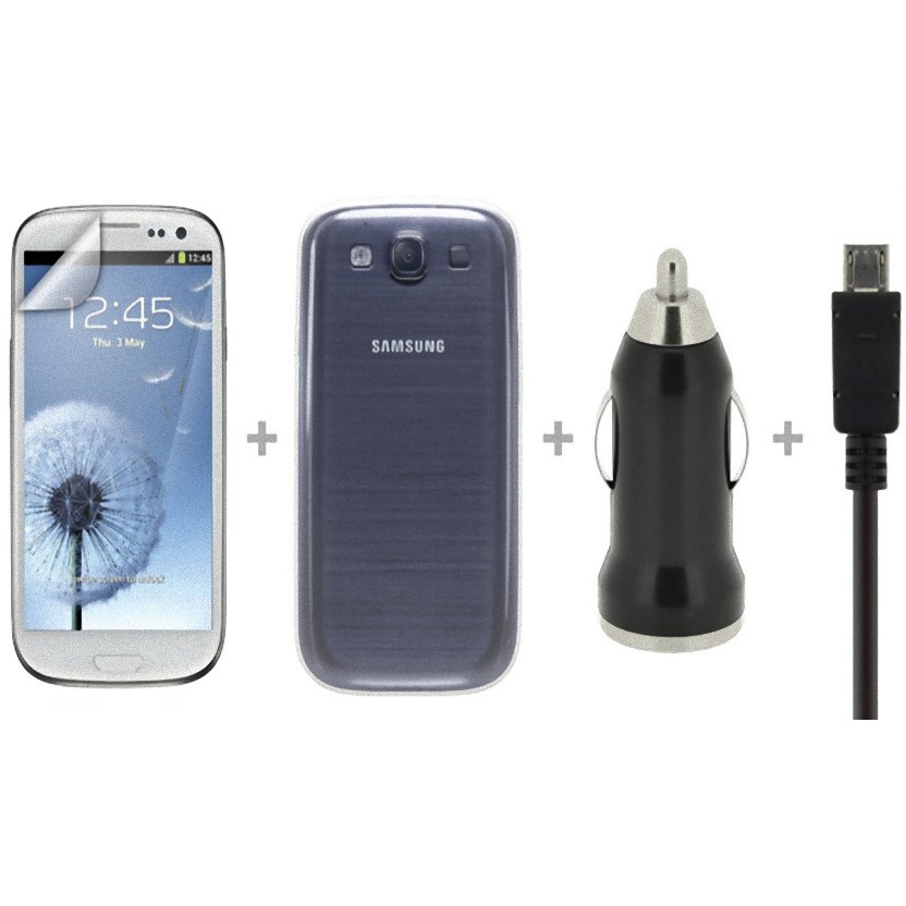 Kit accesorii STGAS3 4-OK Start Pack pentru Samsung Galaxy S3 GT i9300 thumbnail