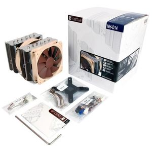 Cooler procesor Noctua NH-D14 900/1200RPM 2 ventilatoare silentioase Design Asimetric
