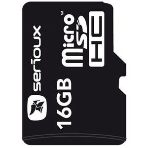 Card Serioux microSDHC 16GB Clasa 10 cu adaptor SD SFTF16AC10