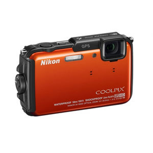 Aparat foto Nikon Coolpix AW110 16 Mpx zoom optic 5x WiFi subacvatic Portocaliu