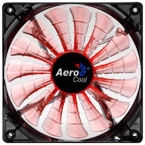 Ventilator Aerocool Shark Evil Black Edition LED 140 mm