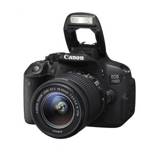 Aparat foto DSLR Canon EOS 700D 18.5 Mpx Kit EF-S 18-55mm IS STM