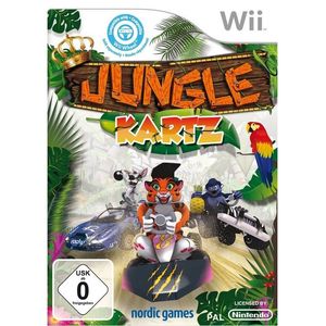 Joc consola Nordic Games Jungle Kartz Wii plus InflataKart rosu