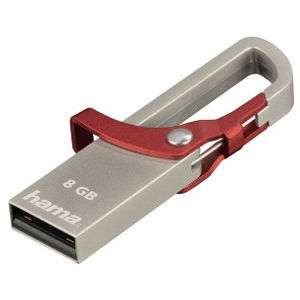 Memorie USB Hama Hook-Style 8GB Red