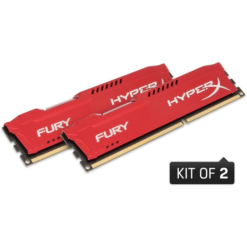 Memorie Fury Red 16GB 1866MHz DDR3 CL10  Dual Channel Kit