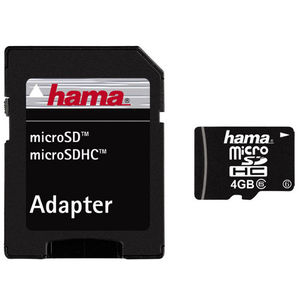 Card Hama Micro SDHC 32GB cu adaptor