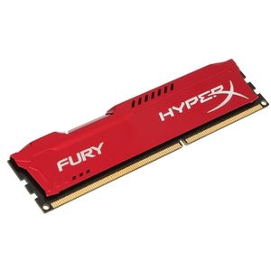 Kit Memorie HyperX Fury DDR3 8GB 2x4GB 1600MHz CL10 Radiator Rosu