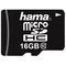 Card Hama Micro SDHC 16GB Clasa 10