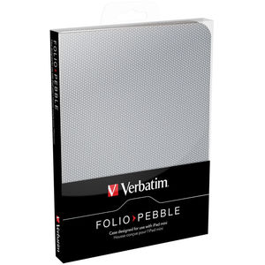 Husa tableta Verbatim Folio Pebble gri pentru Apple iPad Mini