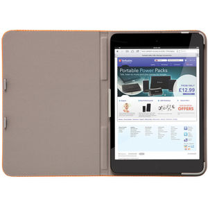 Husa tableta Verbatim Folio portocalie pentru Apple iPad Mini