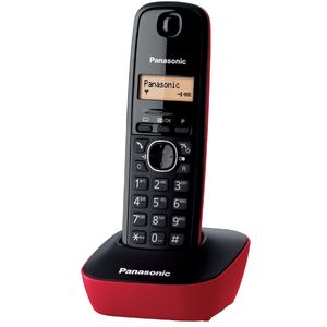 Telefon fara fir DECT Panasonic KX-TG1611FXR CallerID Rosu/Negru