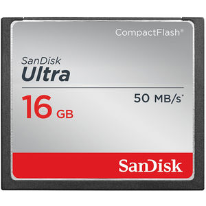 Card Sandisk Compact Flash Ultra 50Mbs 16GB