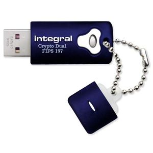 Memorie USB Integral Crypto Dual 4GB USB 2.0 Fips 197 encrypted