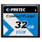 Card PRETEC Cheetah II Compact Flash 32GB 233x