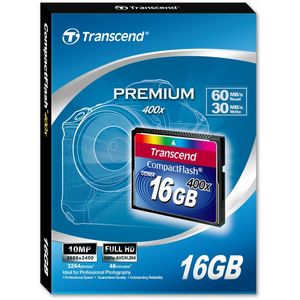 Card Transcend Compact Flash 16GB 400x