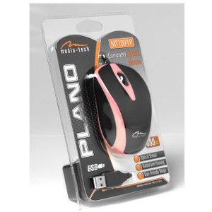Mouse Mediatech Plano Pink